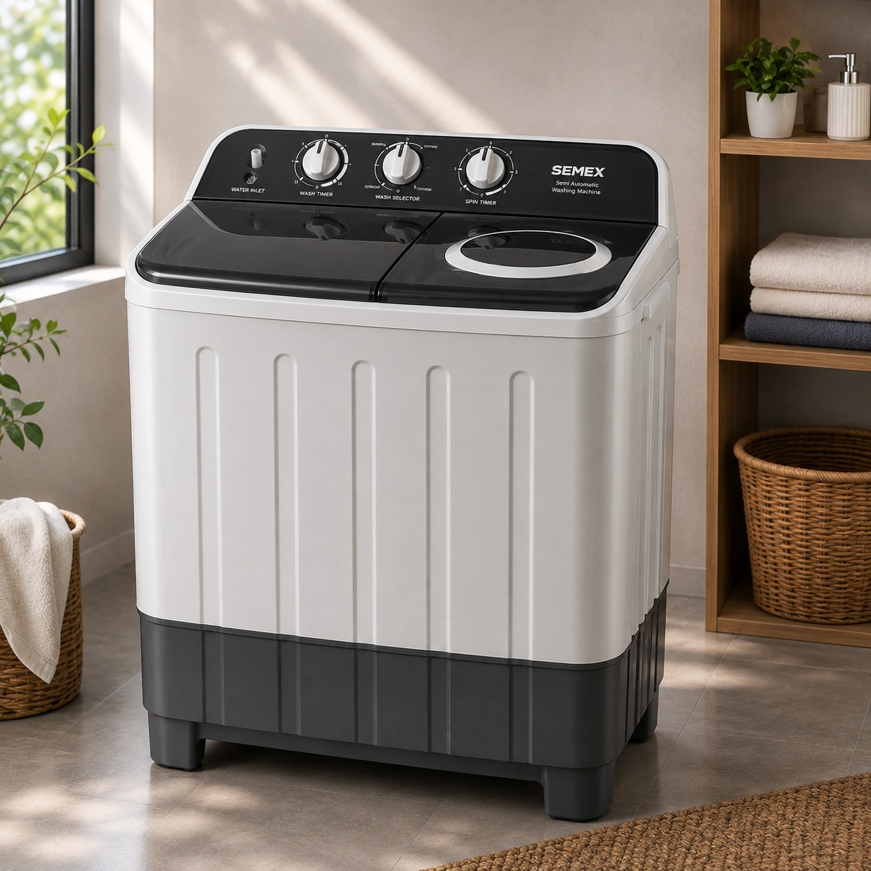 Semex Semi Automatic Washing Machine